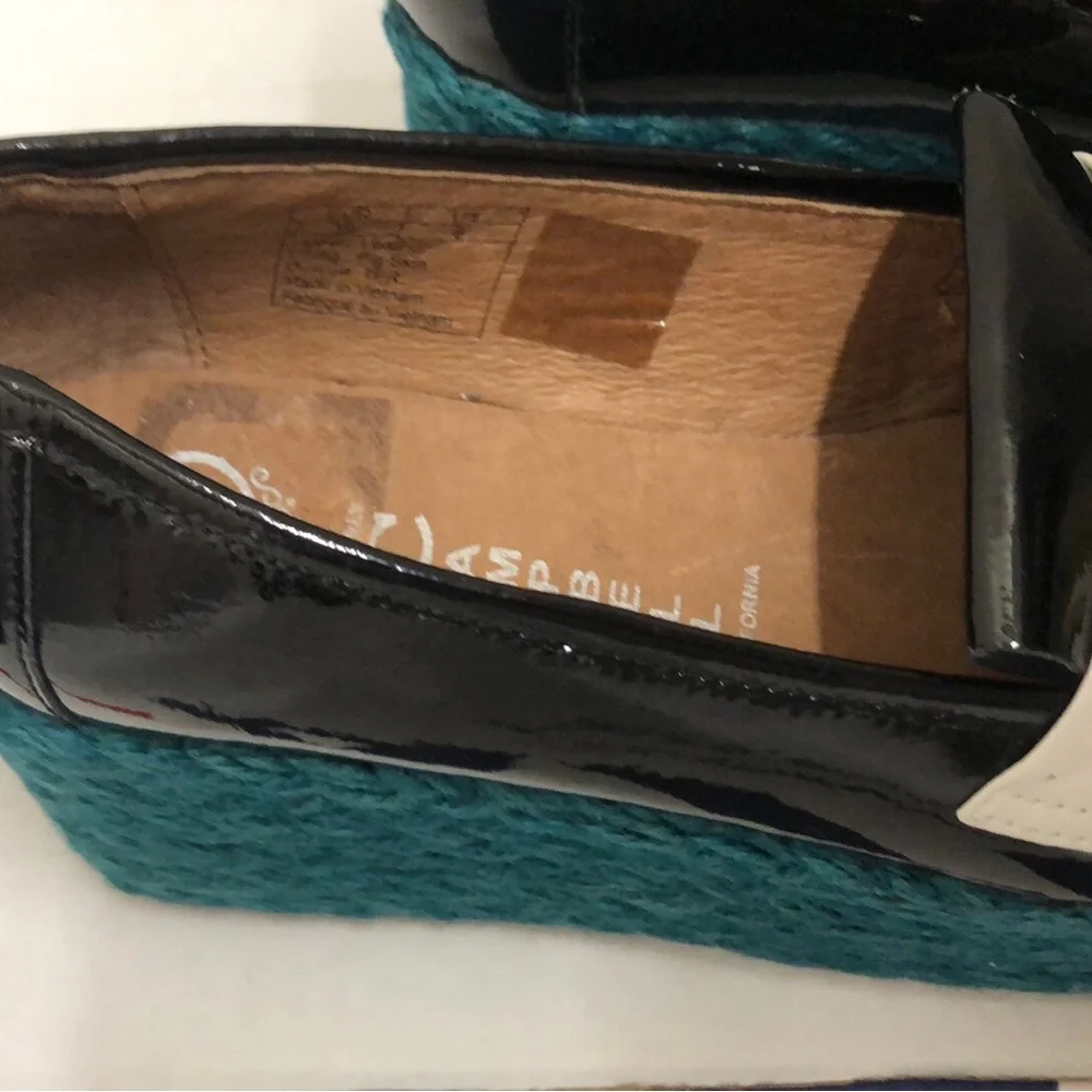 NWOB Jeffrey Campbell Oxford Patent Leather Jute Platform Espadrille
